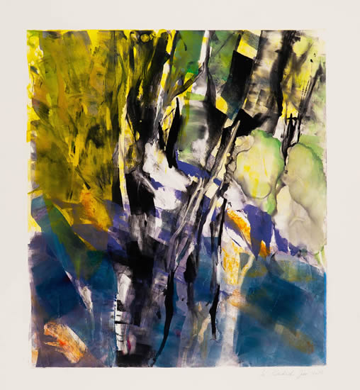 Monotype titled - In the Woods, 1, 2012